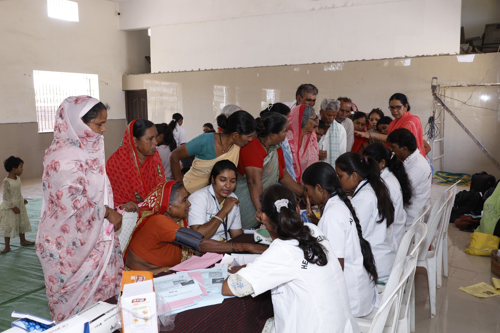 Community health screening in Nagpur